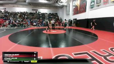 157 lbs Quarterfinal - Ethan Lallak, Fossil Ridge vs Tristan Gilbert, Mountain View