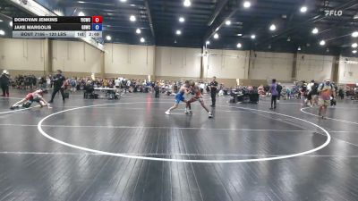 120 lbs Consolation - Donovan Jenkins, Youth Impact Center Wrestling Club vs Jake Margolis, Golden Bears Wrestling Club