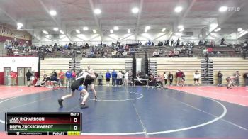 126 lbs Champ. Round 2 - Jack Richardson, Roncalli vs Drew Zuckschwerdt, Club Madison