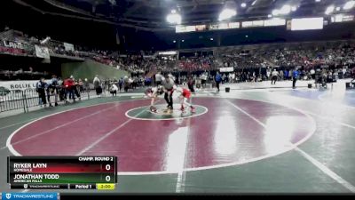 98 lbs Champ. Round 2 - Jonathan Todd, American Falls vs Ryker Layn, Homedale