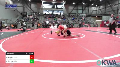 96-100 lbs Quarterfinal - Cam Carter, Columbus Wrestling Club vs Andrew Ridge, Sperry Wrestling Club