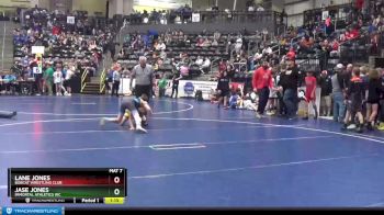 100 lbs Cons. Round 2 - Jase Jones, Immortal Athletics WC vs Lane Jones, Bobcat Wrestling Club