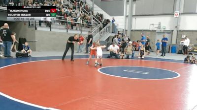 56 lbs Cons. Quarters - Mason Hong, All-Phase Wrestling Club vs Rouster Muller, Lewiston Wrestling Club