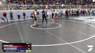 132 lbs Round 1 - Tristen Earhart, Marathon Wrestling Club vs Jonah Rust, Mid Valley Wrestling Club