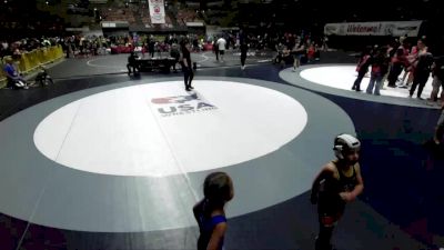 53 lbs Cons. Round 3 - Declan Espinosa, Rough House Wrestling vs London Unpingco, One Shot Wrestling