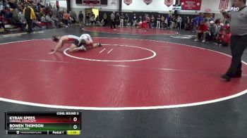 138 lbs Cons. Round 3 - Bowen Thomson, Columbus/WMU vs Kyran Spees, Cardinal Community