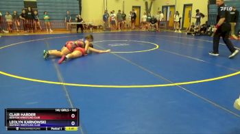 183 lbs Round 2 - Leolyn Karnowski, Wamego Wrestling Club vs Clair Harder, Newton Wrestling Club