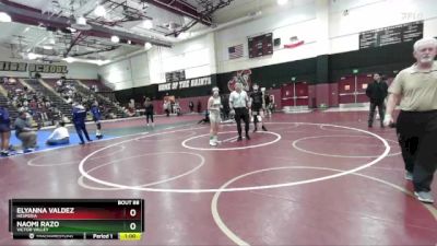 110 lbs Round 4 - Naomi Razo, Victor Valley vs Elyanna Valdez, Hesperia