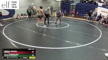 235 lbs. Champ. Round 3 - Ella Kimbrough, Lafayette (Wildwood) vs Cerina Woods, Oak Park