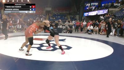 190 lbs Quarters - Tevia Nau Rarick, UT vs Addison Arvdal, NE