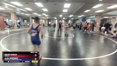 82 lbs Round 5 - Devin Garcia, Suples vs Alex Resendiz, Idaho Falls Wrestling Club