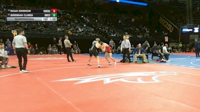 165 Class 4 lbs Quarterfinal - Noah Johnson, Park Hill vs Jeremiah Clines, Northwest