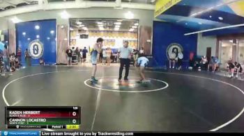 126 lbs Placement (16 Team) - Cannon LoCastro, North Port vs Kaden Herbert, Black & Blue