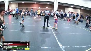 52 lbs 1st Place Match - Paxton Holcombe, Carolina Reapers vs Leyton Boyd, Contenders
