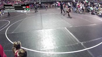 51-52 lbs Quarterfinal - Ellie Fairley, Meridian Mustang Wrestling Club vs Claire Hunke, Lexington