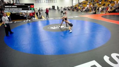 141 lbs Champ. Round 1 - Koen Huepenbecker, Indiana Tech vs Marcus Abdal, Rochester