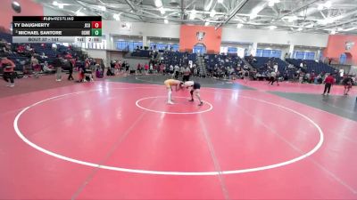 141 lbs Champ. Round 1 - Michael Santore, Oswego State vs Ty Daugherty, John Carroll