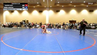135 lbs Champ. Round 3 - Elexis Lacy, New York vs Emma Akacha, Pennsylvania