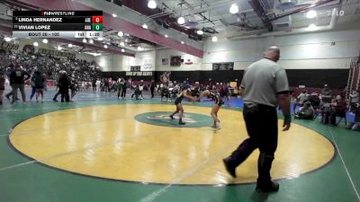 105 lbs Champ. Round 2 - Vivian Lopez, Anaheim vs Linda Hernandez, Adelanto