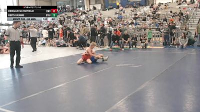 84 lbs Cons. Sub-semis - Deegan Schofield, Evanston Elite Wrestling Club vs Keith Jenne, Utah