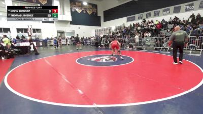 157 lbs Cons. Round 1 - Thomas Jimenez, Bonita vs Kevin Mendez, Santa Ana