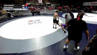 165 lbs David Sanchez, KCWA - Kern County Wrestling Association vs Andre Sedeno, TCWA - Tri-Counties Wrestling Association