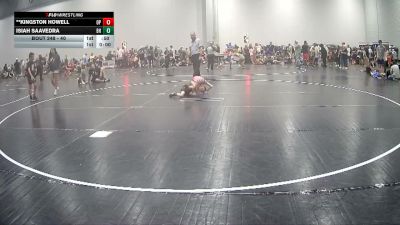 40 lbs Semifinal - Isiah Saavedra, Top Rank Hammers vs **Kingston Howell, Outlaws PWC