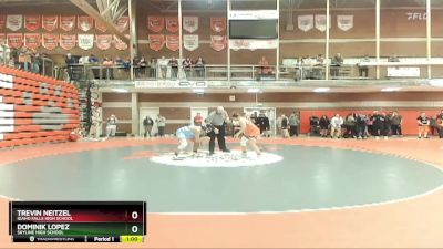 182 lbs Cons. Round 2 - Dominik Lopez, Skyline High School vs Trevin Neitzel, Idaho Falls High School