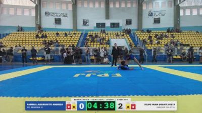 RAPHAEL ALBERGHETTI ANDRELO JFC vs FELIPE FARIA DUARTE COSTA 2026 FPJJ Campeonato Paulista Sem Kimono