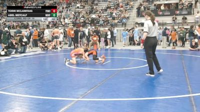 75 lbs Cons. Rd Of 16 - Torin McLaimtaig, Priest River Wrestling Club vs Abel Metcalf, Montana