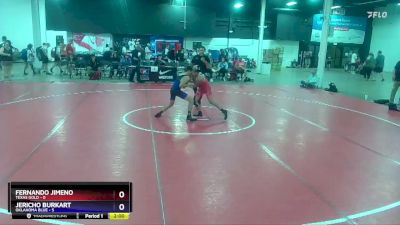 92 lbs Placement Matches (8 Team) - Fernando Jimeno, Texas Gold vs Jericho Burkart, Oklahoma Blue