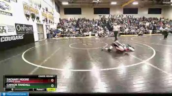 145 lbs Champ. Round 1 - Carson Randall, Estacada vs Zachary Moore, Klamath Union