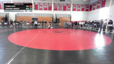 157 lbs Round Of 16 - Samir Zazai, Cambridge vs Anthony DeMaio, Methuen
