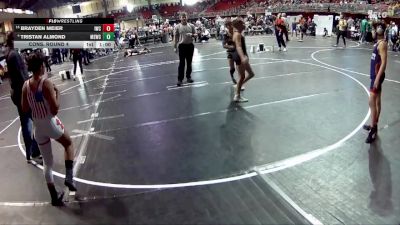 95 lbs Cons. Round 4 - Tristan Almond, Millard South Wrestling Club vs Brayden Meier, Impact Wrestling Club