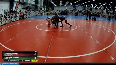 92 lbs Rd# 3 12:00pm Friday - Lawson Sparks, POWA vs Amir Newman, Iowa Black