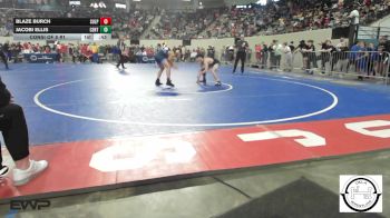 123 lbs Consi Of 8 #1 - Blaze Burch, Sulphur vs Jacobi Ellis, Central Middle School
