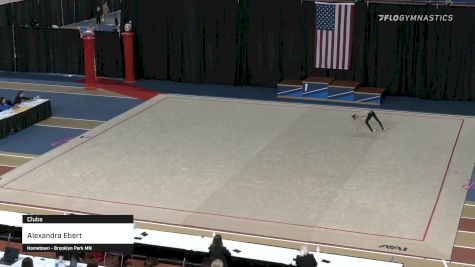 Alexandra Ebert - Clubs - 2021 Rhythmic Elite Qualifier