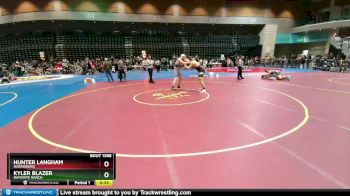 285 lbs Cons. Round 6 - Kyler Blazer, Damonte Ranch vs Hunter Langham, Harrisburg