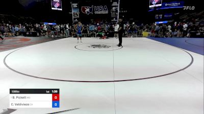 138 lbs Consolation - Brooklyn Pickett, MD vs Carlos Valdiviezo, CA