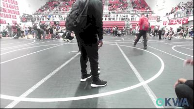 64 lbs Rr Rnd 3 - Myles Huddleston, Chickasha Youth Wrestling vs Tye Thompson, D3 Wrestling Cluib