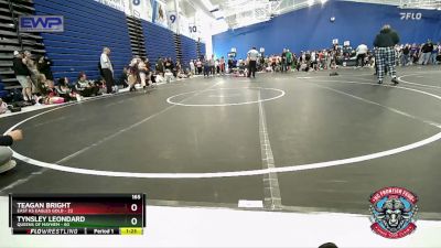 165 lbs Round 2 (4 Team) - Teagan Bright, East KS Eagles Gold vs Tynsley Leondard, Queens Of Mayhem