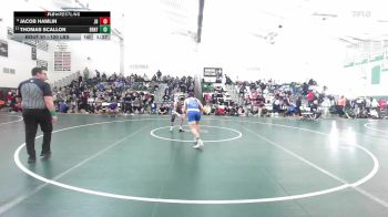 120 lbs Round Of 16 - Jacob Hamlin, Joel Barlow vs Thomas Scallon, Brookfield/Shepaug