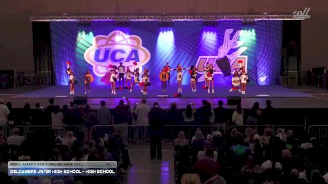 Delcambre Jr/Sr High School - High School [2025 Small Varsity Non Tumbling Game Day Day 1] 2025 UCA Baton Rouge Regional