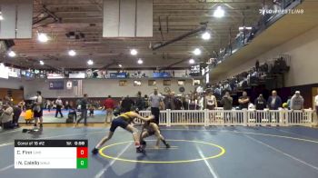 106 lbs Consolation - Cael Finn, Simsbury vs Nico Calello, Watchung Hills