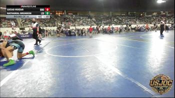 92 lbs Round Of 16 - Lucas Huizar, Duncan Demon Wrestling vs Nathanial Brunson, Lexington Wrestling Club