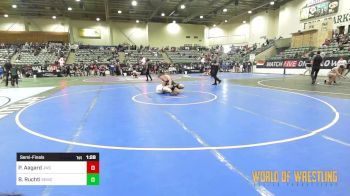 160 lbs Semifinal - Preston Aagard, JWC vs Braylin Ruchti, Salem Elite Mat Club