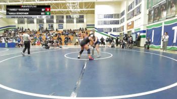 190 lbs 3rd Place Match - Yarely Vasquez, Imperial vs Kaila Strother, Mater Dei Catholic