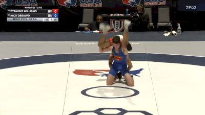 65 kg Champ. Rd Of 32 - Zytavius Williams, Bison Wrestling Club vs Nico DeSalvo, Sebolt Wrestling Academy