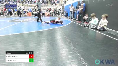 52 lbs Semifinal - Brooks Mccabe, Cowboy Wrestling Club vs Creed Long, Marlow Outlaws