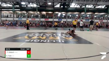 63-79 lbs Quarterfinal - Treyden Diduch, Alber Athletics Wrestling Club vs Kamari Tate, Englewood Live Wire